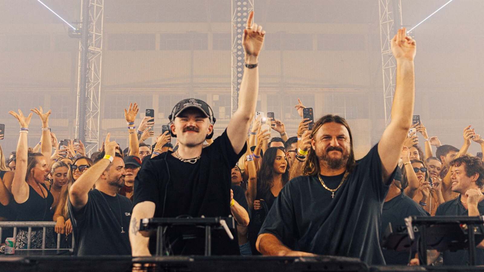 Electronic Music DJs Performing Live